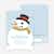 Fat Snowman Holiday Invitations - Powder Blue
