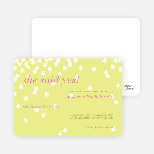 Queen of Hearts Bridal Shower Invitations - Sun Dress