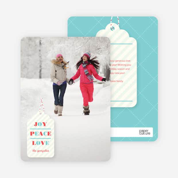 Gift Tag Holiday Cards - Main
