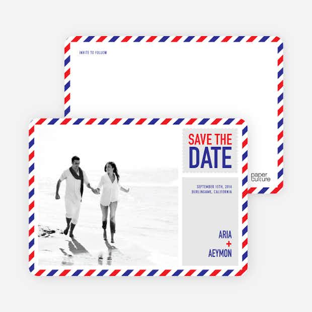 Air Mail Save the Date - Main