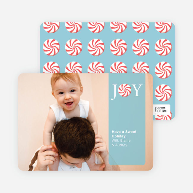 How Sweet It Is Holiday Photo Cards - Seafoam