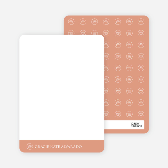 Notecards for the ‘Studio Series’ cards. - Reddish Pink