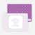 Spirograph Flower Bridal Shower Invitations - Purple