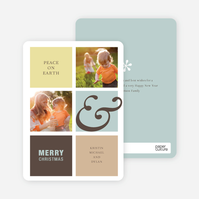 Peace on Earth Holiday Photo Cards - Buttercup