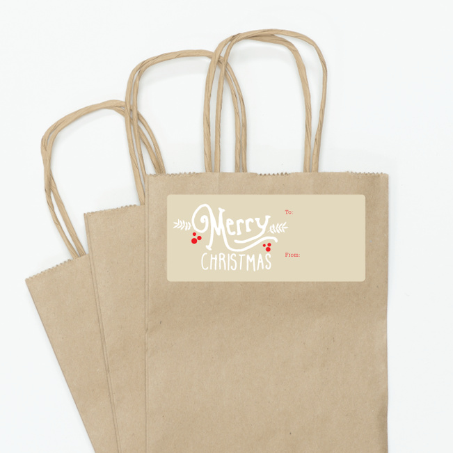 Christmas Script - Brown