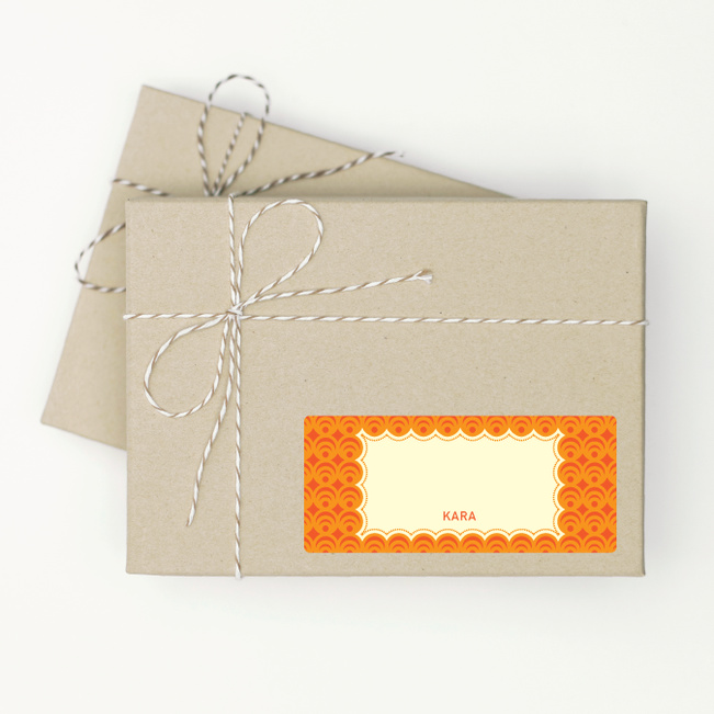 Circle Pattern - Orange