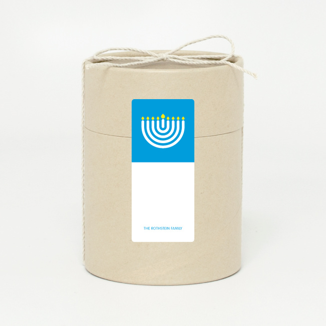 Menorah - Blue