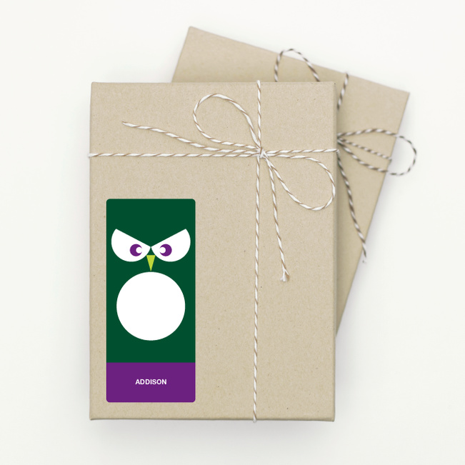 Owl Face - Green