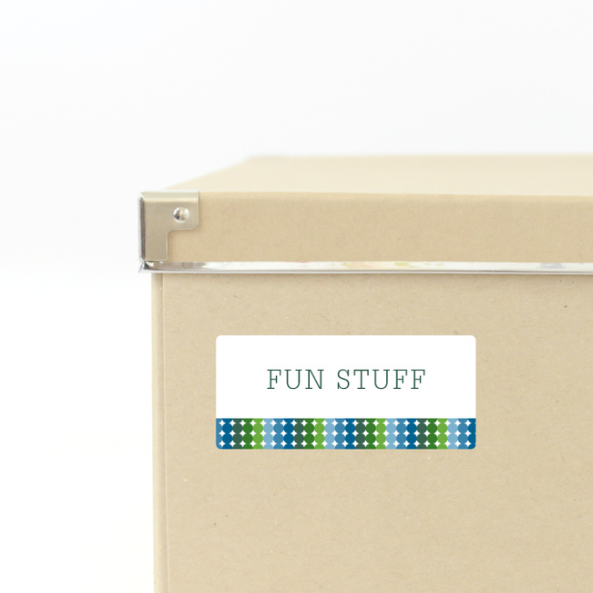 Star Storage Labels - Green