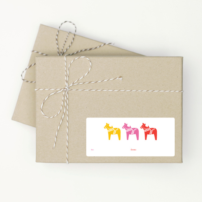 Three Horses - Pink