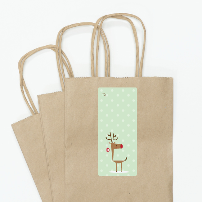 Reindeer Snow - Green