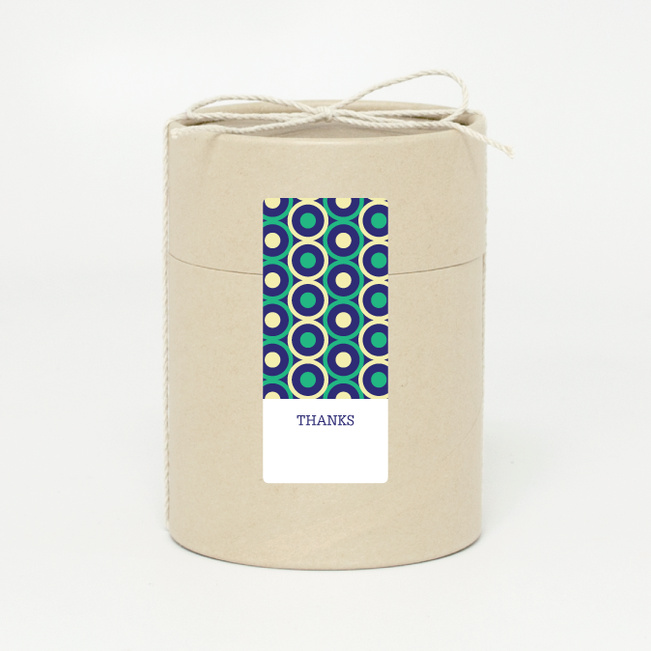 Pattern Chic Gift Tags and Stickers - Green