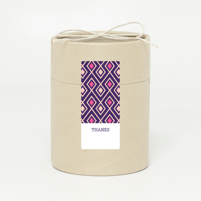 Pattern Chic Gift Tags and Stickers - Pink