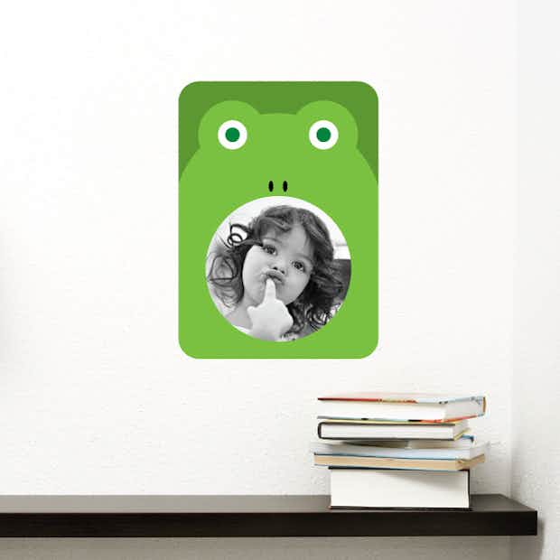 Frog Photo Frame Sticker - Wall Decal