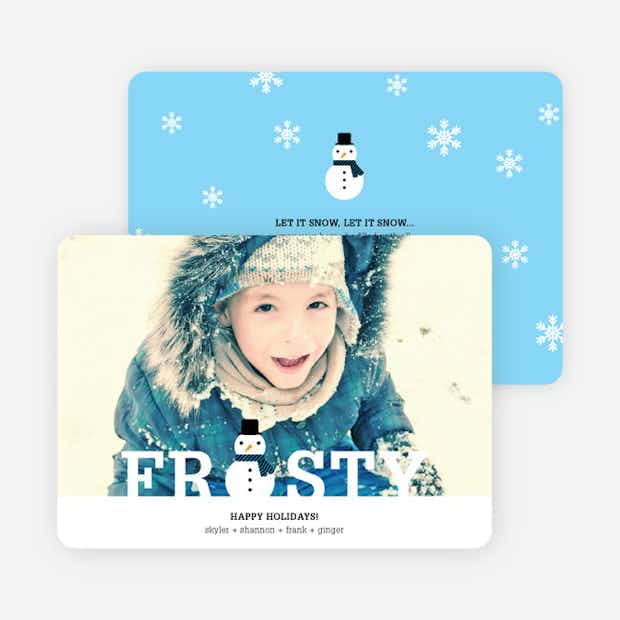 Frozen Christmas Cards - Main