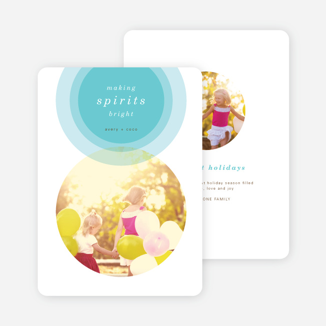 Illumination Holiday Cards - Blue