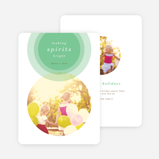 Illumination Holiday Cards - Green