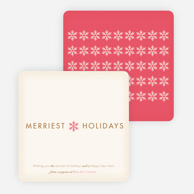 Merriest Holidays - Pink