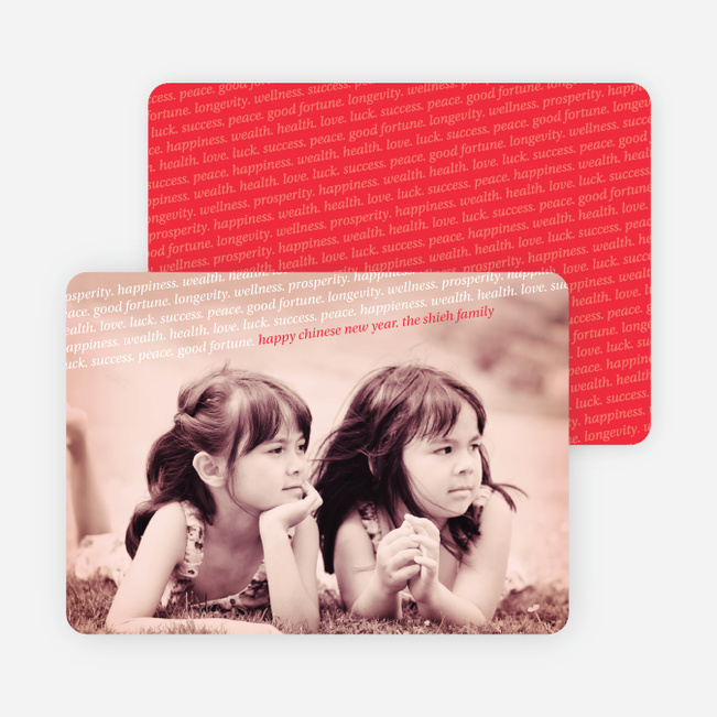 Prosperity Chinese New Year Cards | Paper Culture