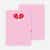 Ladybug Love Personal Stationery - Pink