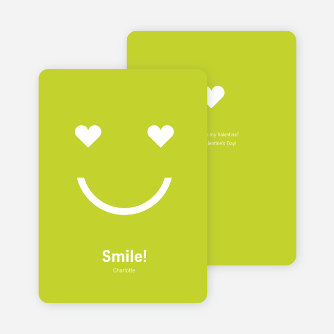 Smiling from the Heart: Valentine’s Day Greetings - Chartreuse