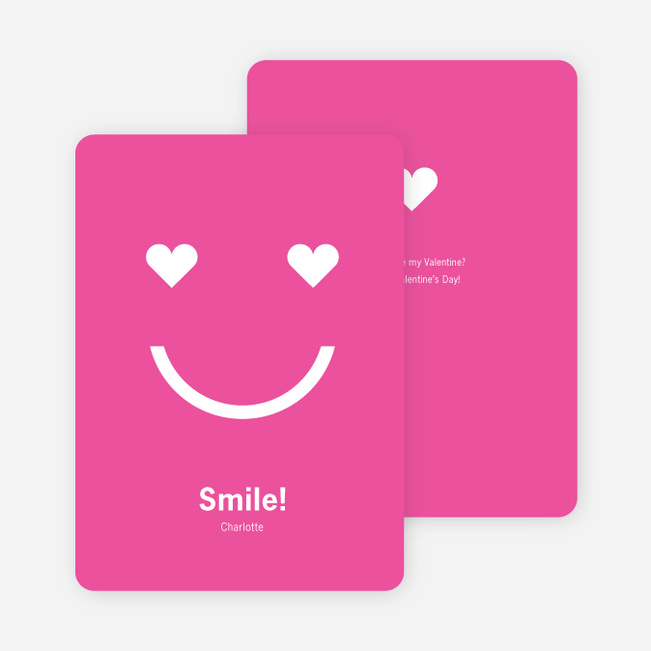 Smiling from the Heart: Valentine’s Day Greetings - Hot Pink