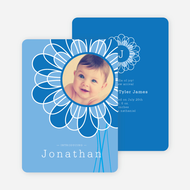 Flower Child Birth Announcements - Spring Water