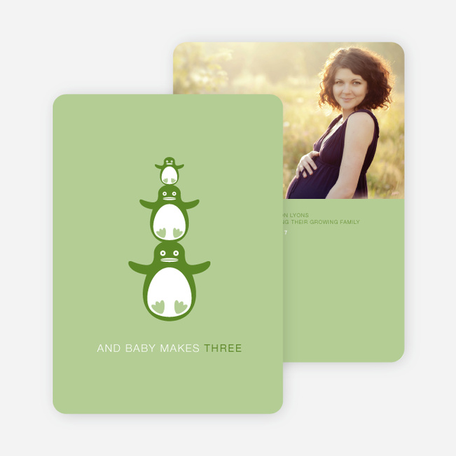 Penguin Pregnancy Announcements - Iceberg Salad