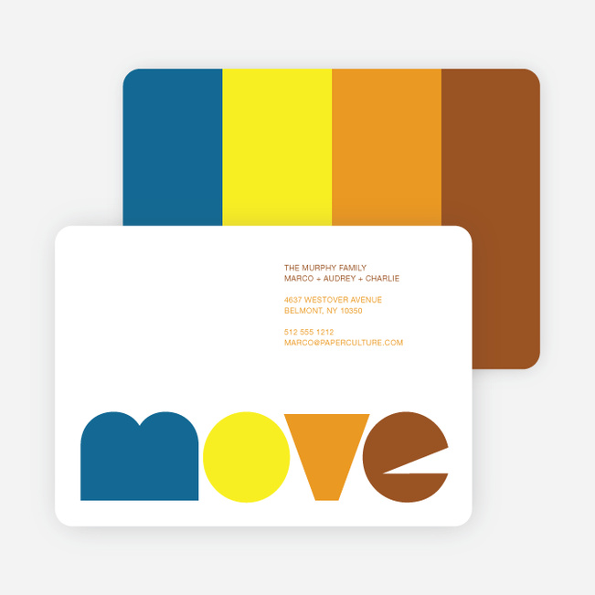 Alphabet Furniture Moving Announcements - Multi