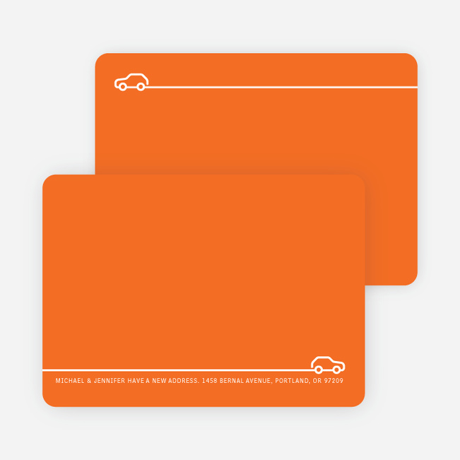 Less is More Simply Modern Moving Announcements - Monarch