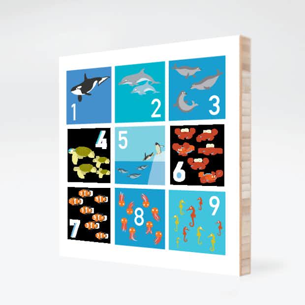 Counting Sea Creatures 1-9 - Front