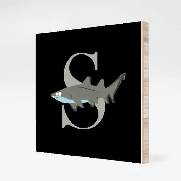 Alphabet Animals S Shark - Front