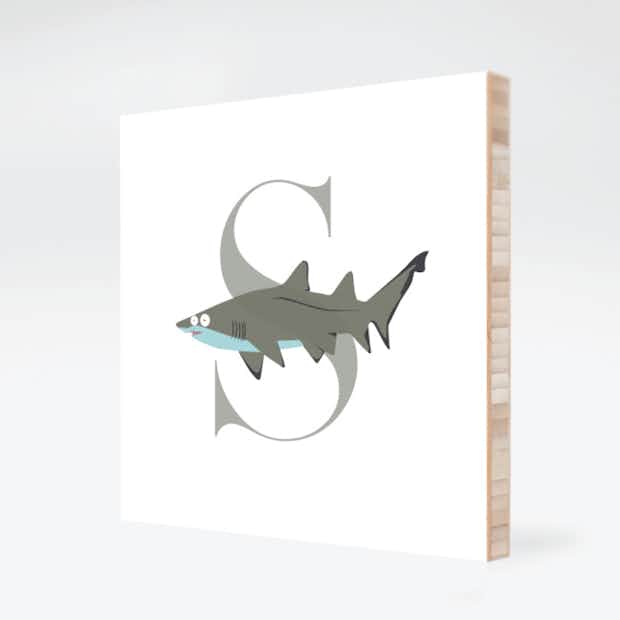 Alphabet Animals S Shark - Front