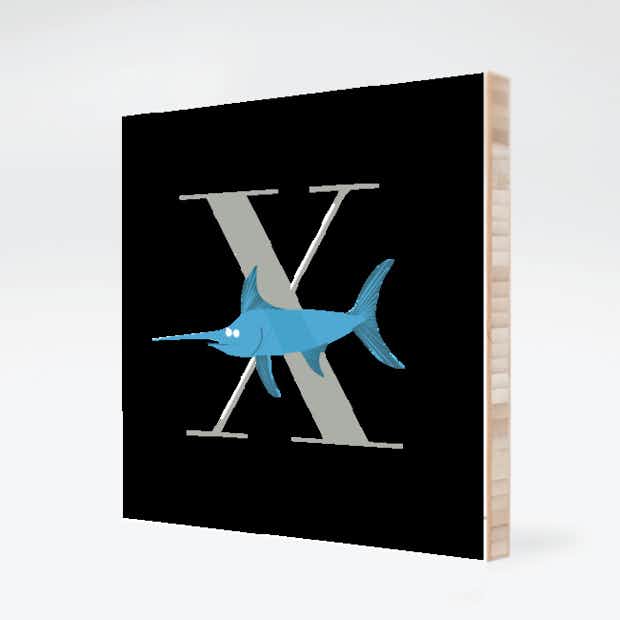 Alphabet Animals X Xwing - Front