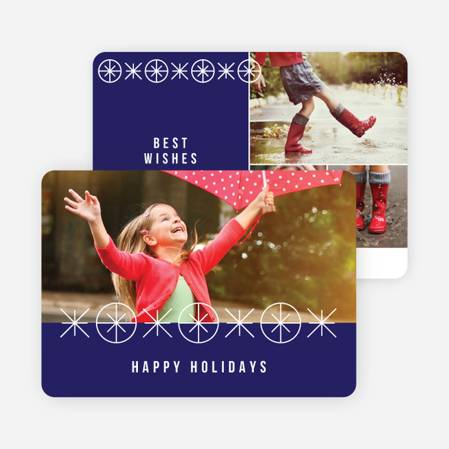 Joyful Ornaments Holiday Cards - Blue