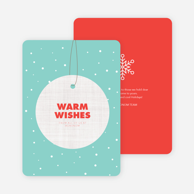 Non-Photo Holiday Cards | Paper Culture