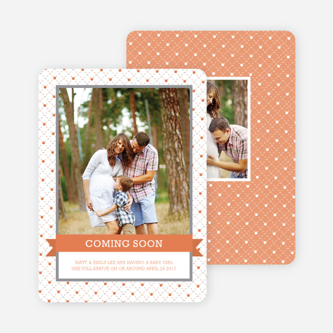 Coming Soon Pregnancy Announcements - Dark Saffron