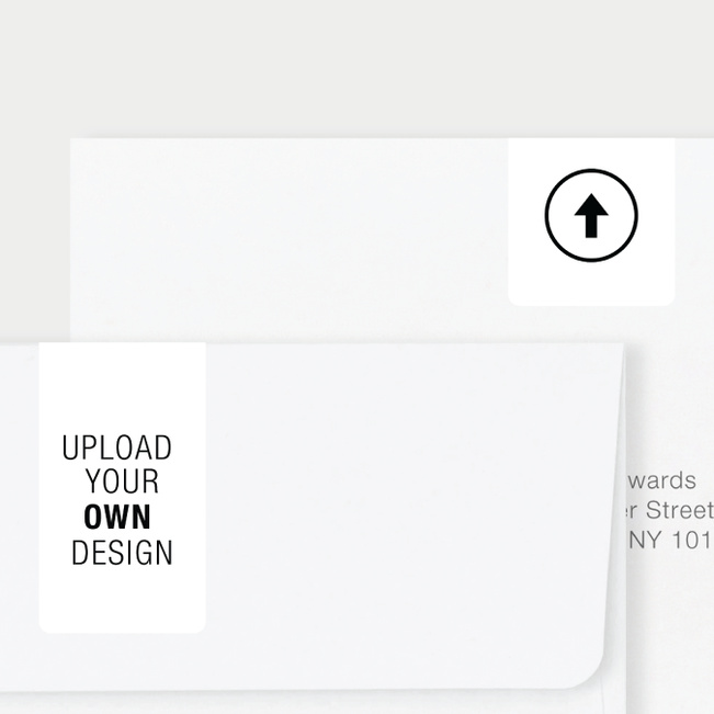 Set of 24 Wrap-Around Custom Return Address Labels, Vertical - Multi Custom Return Address Labels - Multi
