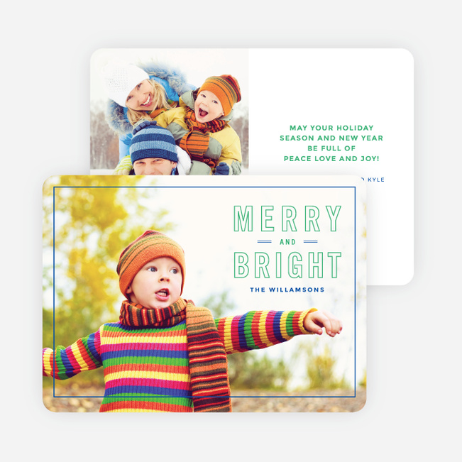 Frame It Christmas Cards - Green