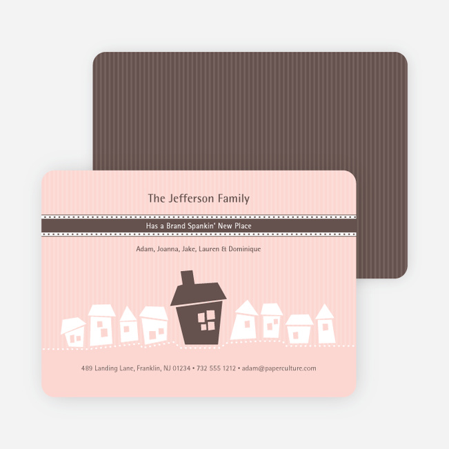 New Kids on the Block Moving Announcements - Tea Rose