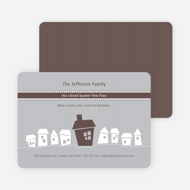 New Kids on the Block Moving Announcements - Silver Grey