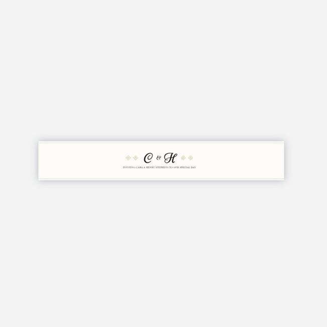 Diamonds in the Rough Wedding Belly Bands - Green