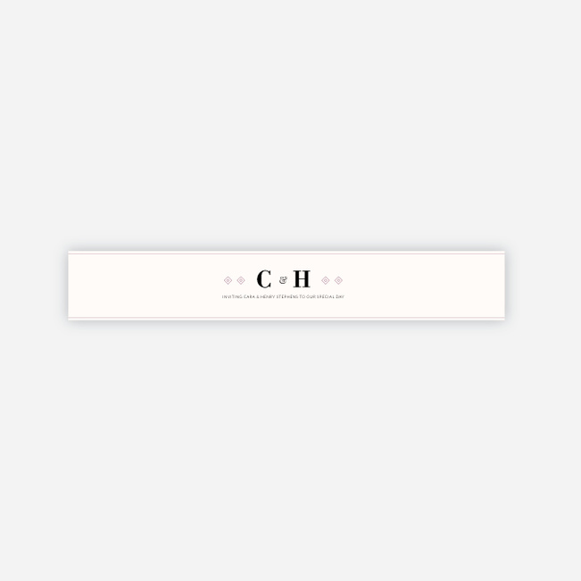 Diamonds in the Rough Wedding Belly Bands - Purple Diamonds in the Rough - Purple