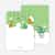 Animal Mobile Baby Thank You Cards - Green