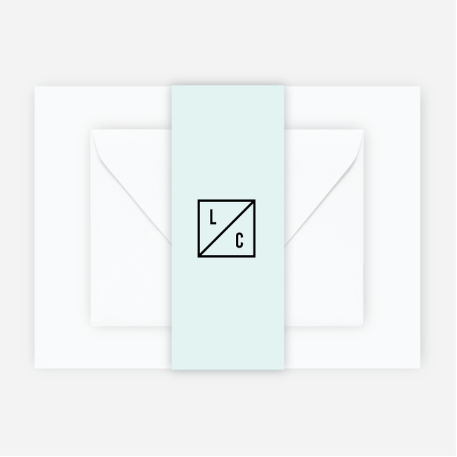 It’s a Date Wedding Belly Bands - Blue