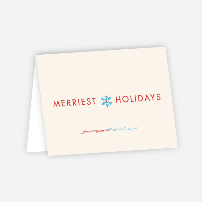 Merriest Holidays - Blue