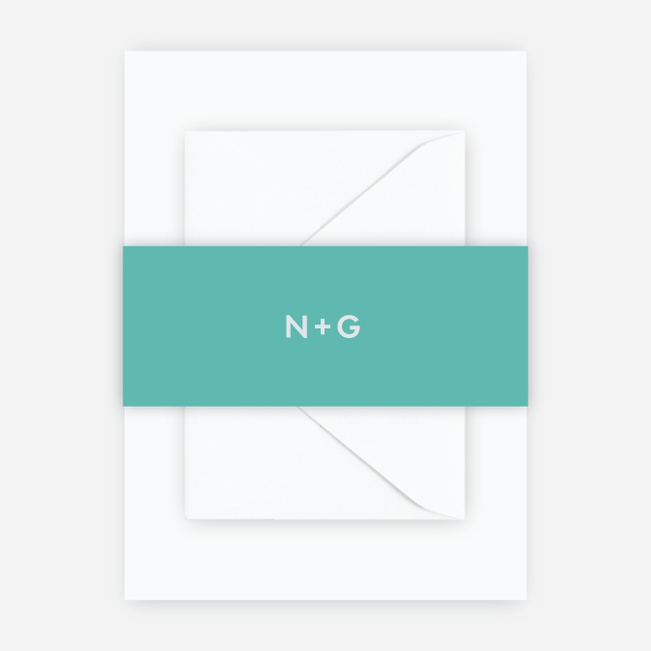 Today’s Modernist Wedding Belly Bands - Green