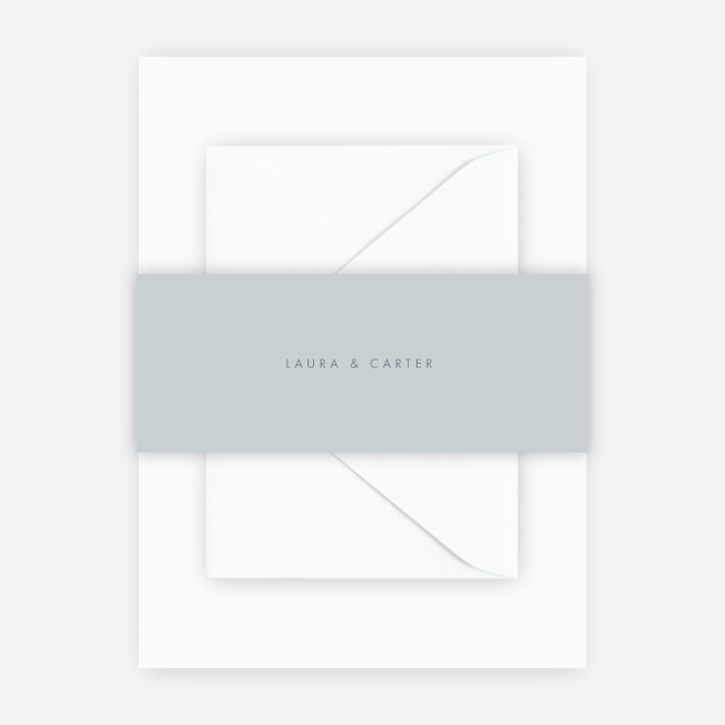 Wedding Bands Wedding Belly Bands - Gray