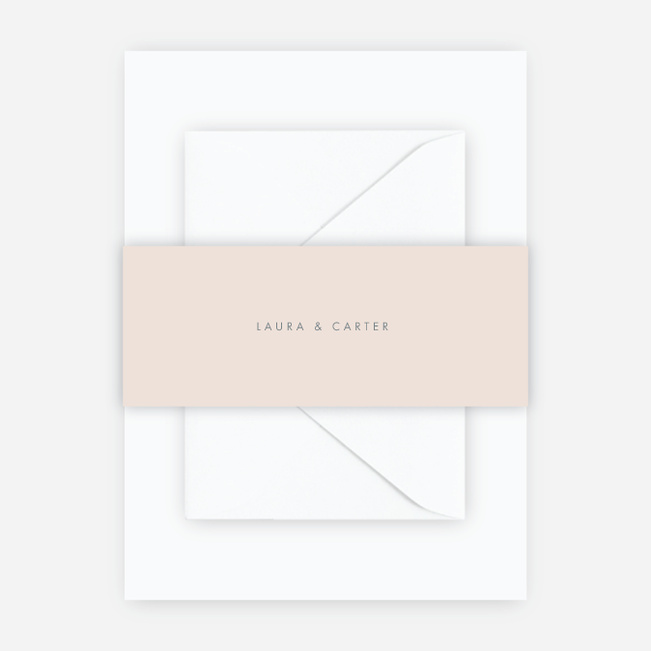 Wedding Bands Wedding Belly Bands - Pink