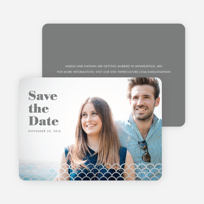 Making Waves Save the Dates - Blue